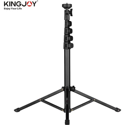 Kingjoy FL019 Multifunctioneel fotografie-videostatief Beugel voor mobiele live video-uitzendingen zwart