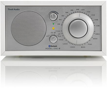 Tivoli Audio - Model One BT - FM/AM Radio met Bluetooth - Wit/Zilver