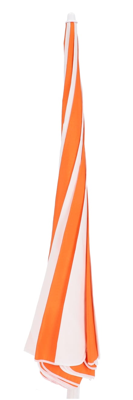 Jan Kurtz Pagoda Parasol gestreept Ø 250 cm - wit/oranje