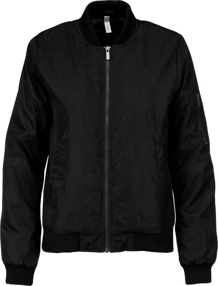 Kariban Dames bomberjack K6123 - Black - XL