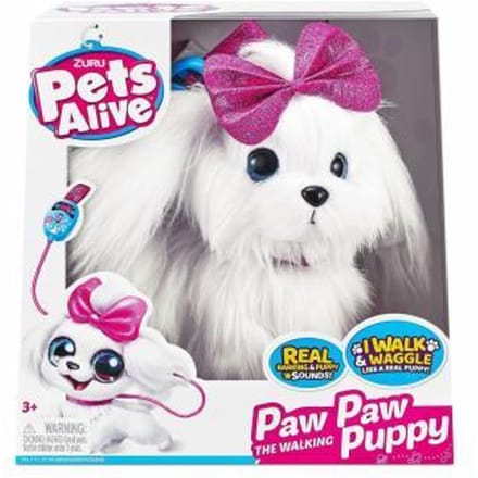 Pets Alive Paw Paw de wandelpuppy Elektroniche knuffels Interactieve knuffels