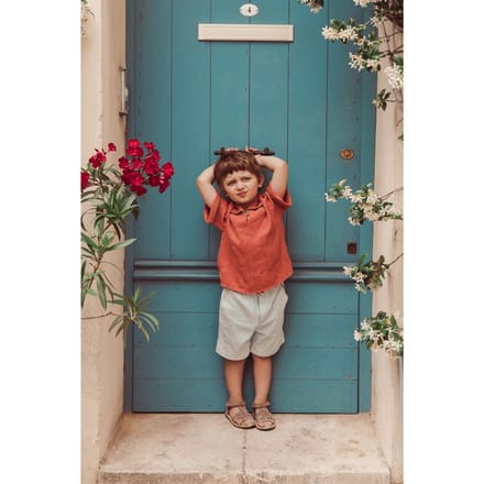 Louise Misha Shirt Amelio Terracotta Maat: 6M | Overhemden Outlet | kids | Oranje