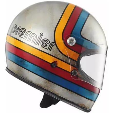 Volle motorhelm Premier Trph Pe Ex 77bm