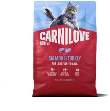 CARNILOVE ACTIVE - Cat - Salmon & Turkey for Adult Large Breeds 2 kg