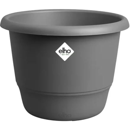 Elho Bloempot Amiga - Kunststof - Antraciet - Diam.3,5xh26cm