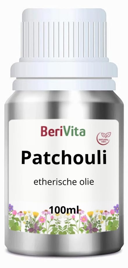 Patchouli Olie 100ml - Pure Etherische Olie van Patchouli Bladeren