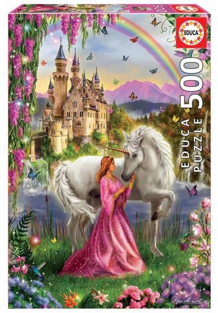 Educa -Puzzel - Sprookjes en Unicorn - 500 stukjes - Legpuzzel