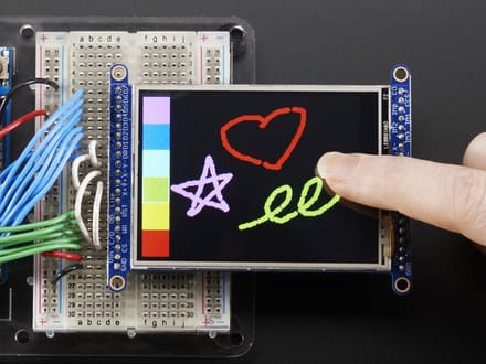 2.8 inch TFT LCD with Touchscreen w/MicroSD Adafruit 1770