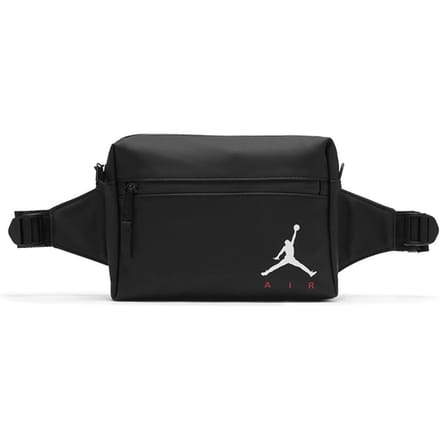 Jordan Polyester Één Schouder Crossbody Heuptas Normaal Unisex Zwart ONESIZE