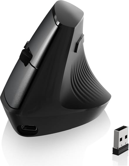 Ergonomische Draadloze Verticale Muis Lichtgewicht Stil Kantoor Plug & Play