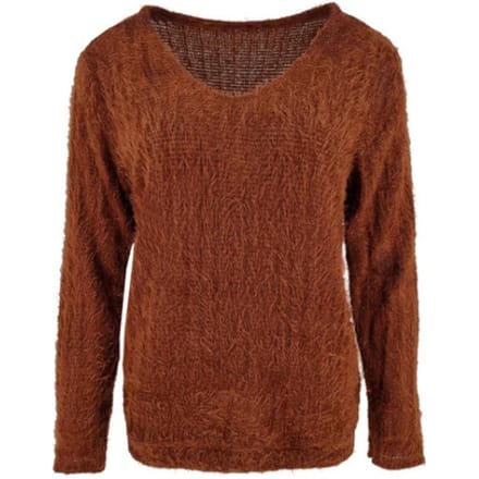 FOS Amsterdam Fos trui bella chenille cognac