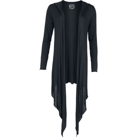 R.E.D. Rock-Engineered Design Zwarte cardigan met capuchon - Dames - S