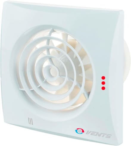 Ventilator met Sensor - Afzuigventilator - Badkamer Ventileren - Stil en Energiezuinig - 100 mm - Wit