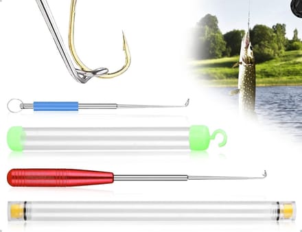 Dailygoods - Set van 2 Vishaak Trekkers met Magnetische Opbergbuis