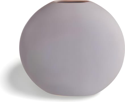 Vaas Rond Plat Grijs/Lila 24.5 cm