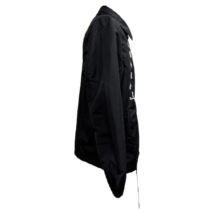 Lanvin Enter Nothing bedrukte bomberjack in zwart nylon