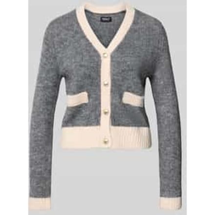 Shaped fit gebreid jack met wol, model 'MAGGIE LIFE'