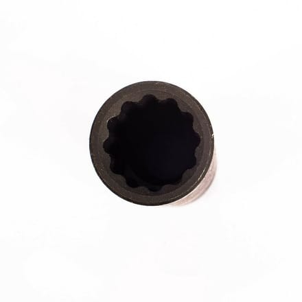twaalfkant verlengde krachtdop - 18 mm - 1/2 duims aansluiting - slagdop - impact dop - rateldop - asta