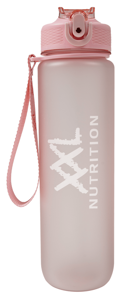 XXL Nutrition - Hydrate Bottle - Roze - Waterfles Met Rietje - 1000 ml