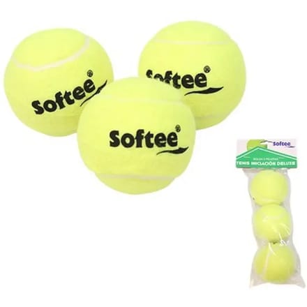 Tennisballen | Softee | Set van 3x 3 | Recreatie | 9 tennisballen
