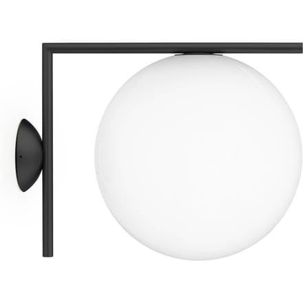 Flos IC Outdoor wandlamp - zwart - 30 cm