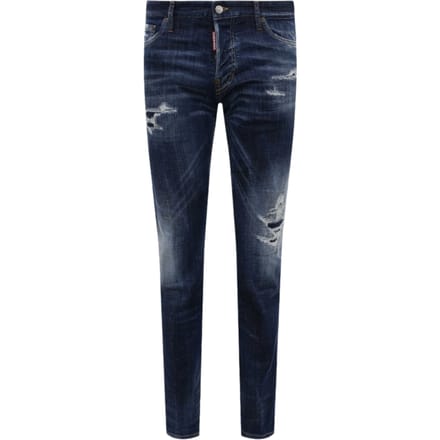 Dsquared2 Slim Jean Faded Worn Wash Blue Jeans