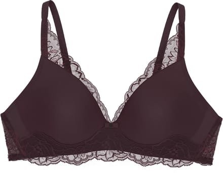 Triumph Amourette Charm T P Dames Beha - Bordeaux - Maat 80C