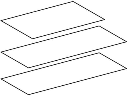 Geberit Set antislipmatten v.wastafel-onderbouw it!,B=700mm, 597265000