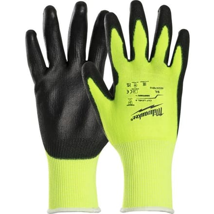 Milwaukee werkhandschoenen Hi-vis 12 paar L/9 (12 paar)