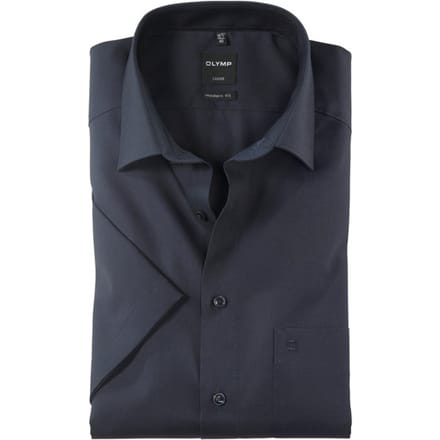 OLYMP Luxor Overhemd, Modern Fit, New Kent, Marineblauw