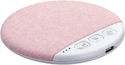 Platte Luidspreker - Kussen Speaker - Rustige Slaap - Beengeleiding Technologie - 9.6 x 9.6 x 1.1 cm - Roze