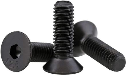 Zeskant Verzonken Platte Schroeven M10x40mm Koolstofstaal 5 Stuks