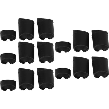 5 Jeux Vis Garde-boue Bouchon Silicone Accessoires Garde-boue Trottinette Skateboard Électrique pour Xiaomi black