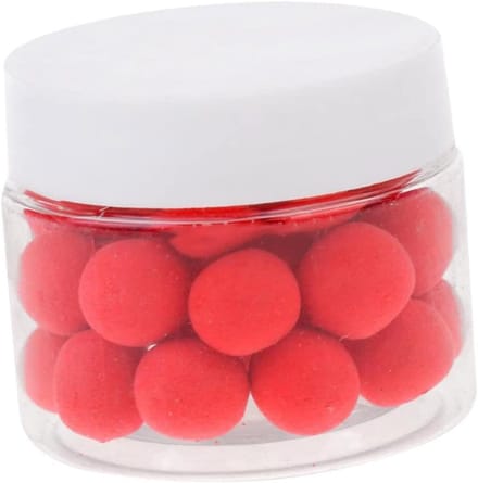Vis Lokken - Aas Kralen - Vissen Op Groot - Hoog Drijfvermogen - 1 cm - Rood