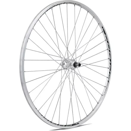 Zilverkleurig achterwiel met cassette Gurpil chrina 8 v