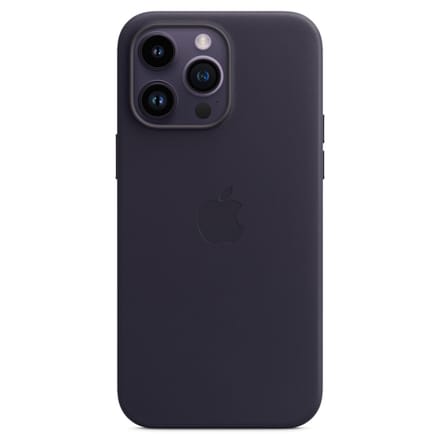 Leather Backcover MagSafe voor de Apple iPhone 14 Pro Max - Ink
