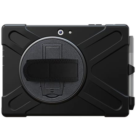 Accezz Full Protective backcover met strap voor de Samsung Galaxy Tab Active 5 Pro / 4 Pro - Zwart
