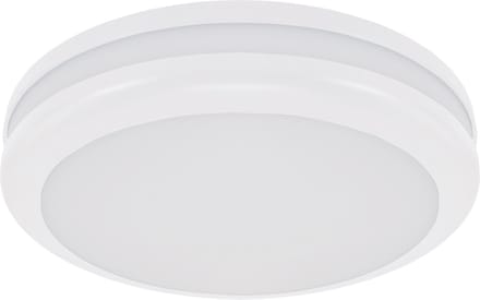 BIRMA - Plafondlamp - Badkamerlamp - Opbouw Rond - Waterdicht IP54 - 2 X E27 Fitting - Wit - Ø305 mm