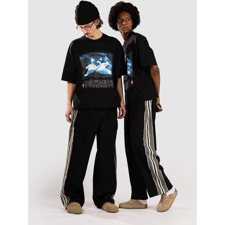Jungles Jungles Knit Panel Joggingbroek zwart