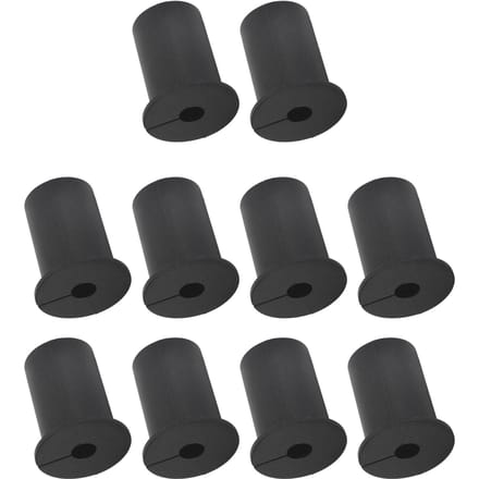 Kit de routage de câble de 1 pouce pour Starlink Passe-par-mur en silicone Bagues de câble Noir noir
