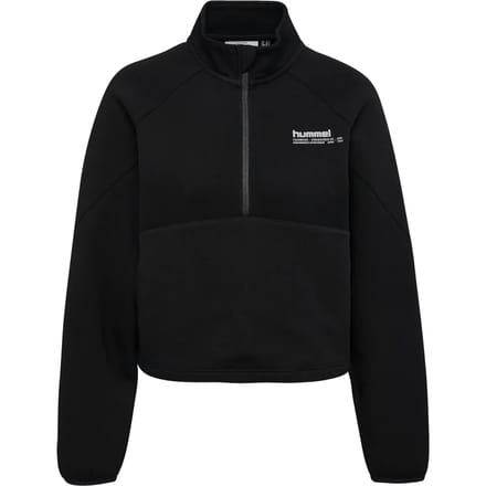 Dames sweatshirt met halve rits Hummel Tech Fleece Boxy