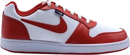 Nike Ebernon Low Prem - Sneakers - Unisex - Wit - Rood - Zwart
