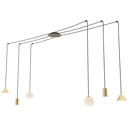 Hanglamp Fuji 6-lichts | Cozyhouse