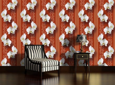 Flowers Floral Photo Wallcovering