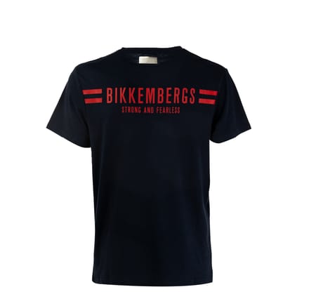Heren-T-shirt met ronde hals en logo