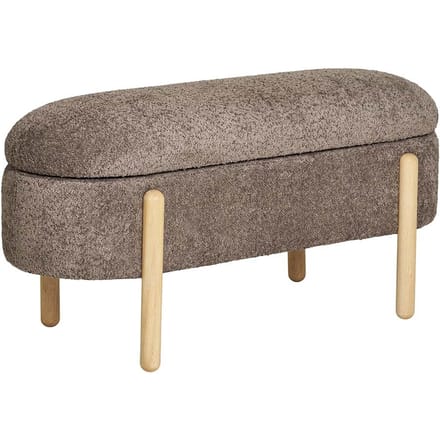House Collection Bouclé Hocker Stellan Bruin