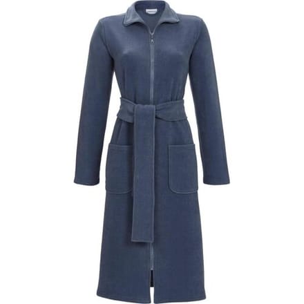 Blauwe fleece badjas Ringella - Blauw - Maat - 50