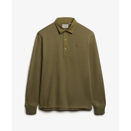 Superdry Classic Preppy Top met Relaxed Pasvorm Silver Grootte: M