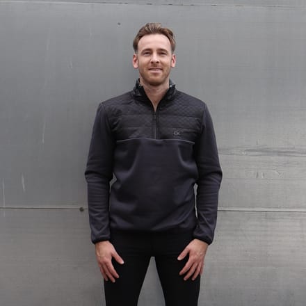 Calvin Klein Ramond Hybrid 1/4 Zip Men Sweater Urban
