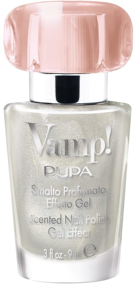 Pupa Milano Vamp! Scented Nail Polish Gel Effect 125-White Snow 9ml